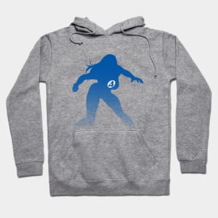 Invisible Woman Outline Hoodie